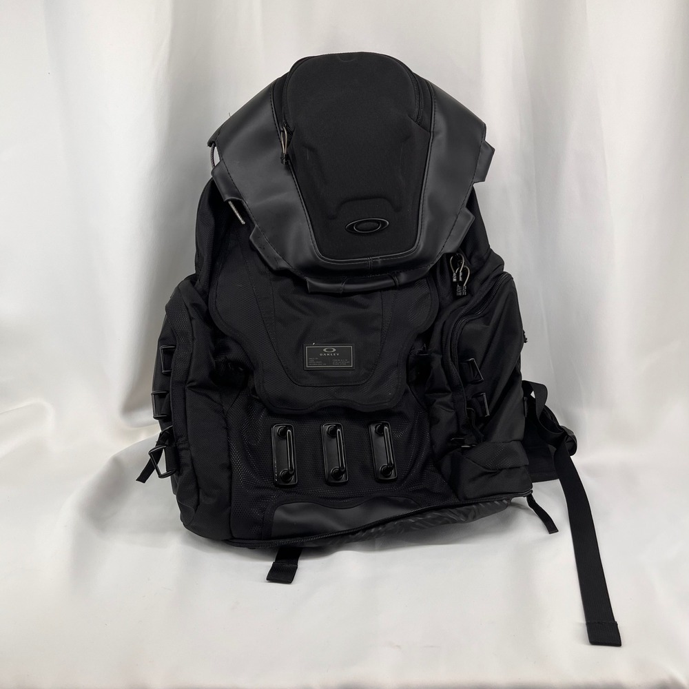Oakley Kitchen Sink Backpack Black Tactical Heavy Duty Ripped Zipper For Parts